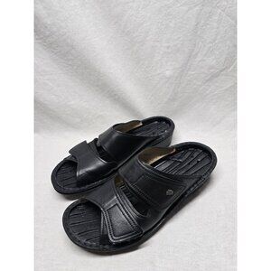 Women's Finn Comfort, Sandals, Shoes Size US 6.5-7 Euro 37 Black-NO INSOLES
